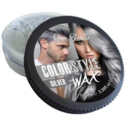Cire coiffante et colorante Color&Style Wax Renée Blanche 100 ml