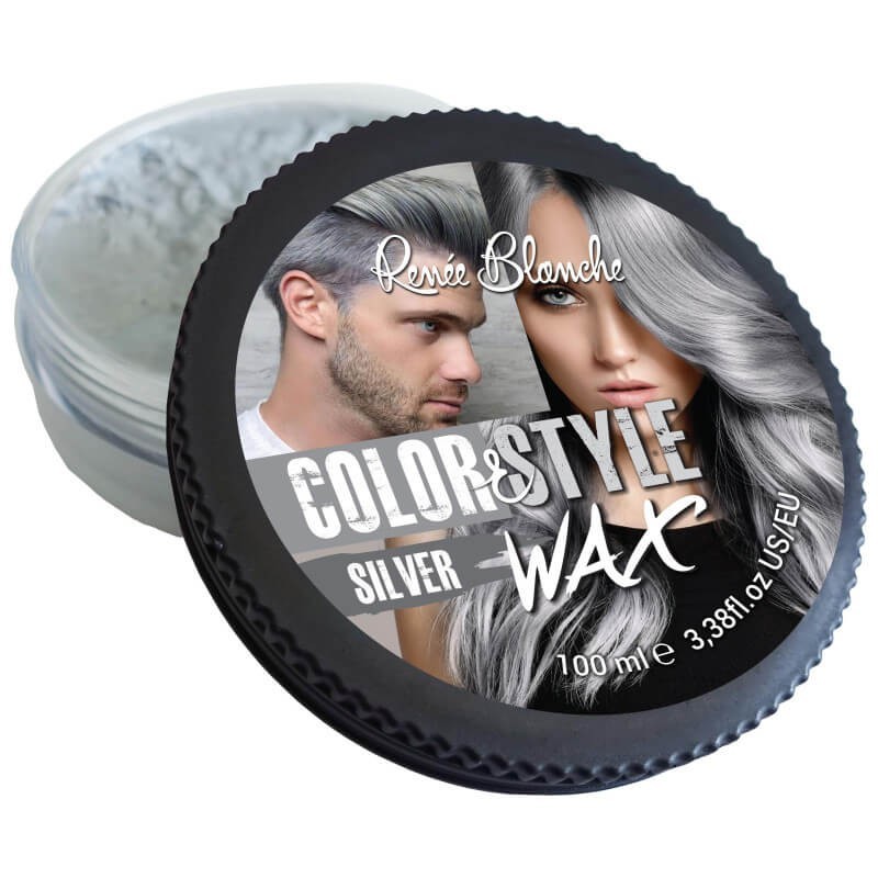 Cire coiffante et colorante Color&Style Wax Renée Blanche 100 ml Cire coiffante et colorante Color&Style Wax Renée Blanche 100 ml
