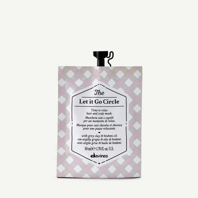 Davines Let It Go Circle Masque hydratant et relaxant pour les cheveux 50 ml Davines Let It Go Circle Masque hydratant et relaxant pour les cheveux 50 ml
