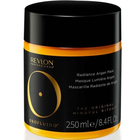 revlon orofluido masque soin lumière argan cheveux secs  250 ml