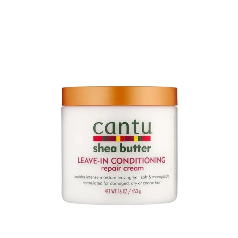 cantu crème hydratante & réparatrice sans rinçage beurre de karité cheveux abîmés, secs & rêches 453g cantu crème hydratante & réparatrice sans rinçage beurre de karité cheveux abîmés, secs & rêches 453g