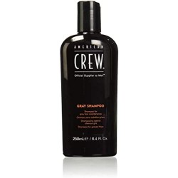 americain crew gray optimal maintenance for gray hair shampoo 250ml