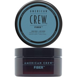 American Crew  fiber cire cheveux homme produit coiffant fixation forte et brillance faible 50g