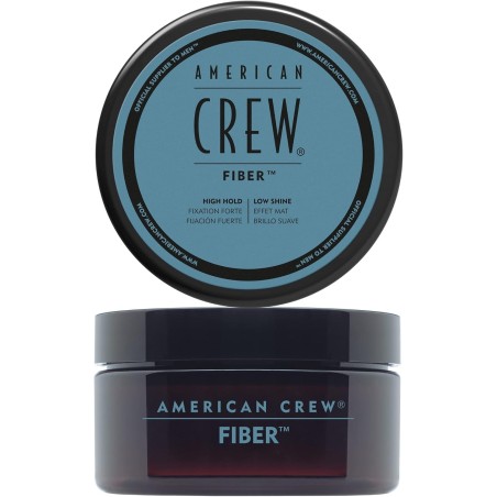 American Crew  fiber cire cheveux homme produit coiffant fixation forte et brillance faible 85 g