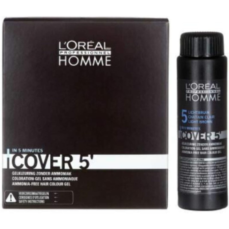 L'oreal cover 5' chatain clair n°5 50 ml L'oreal cover 5' chatain clair n°5 50 ml