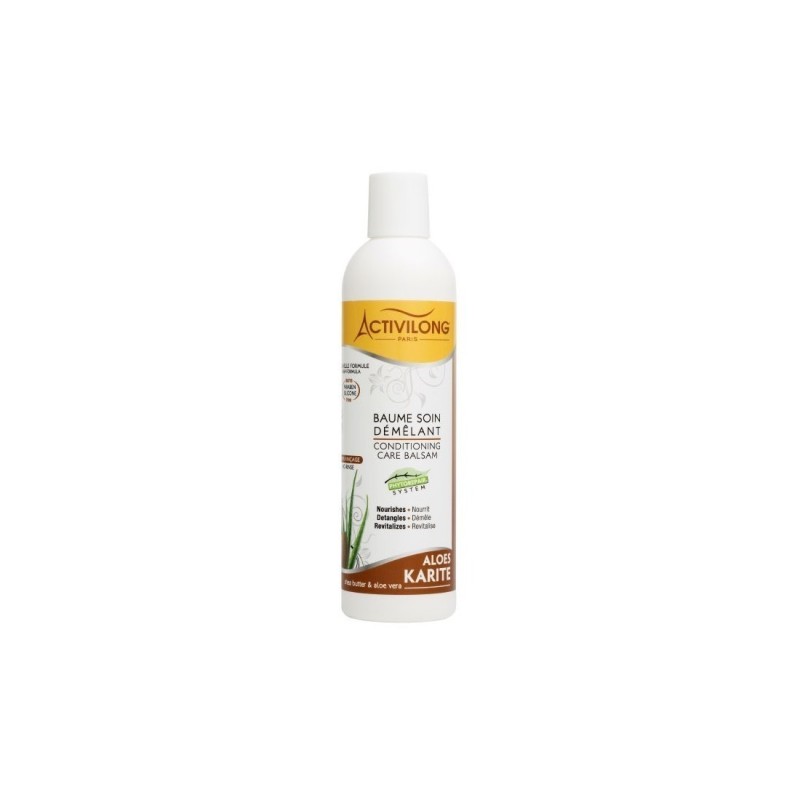 Activilong baume soin démêlant à l'aloès et au beurre de karité 250 ml