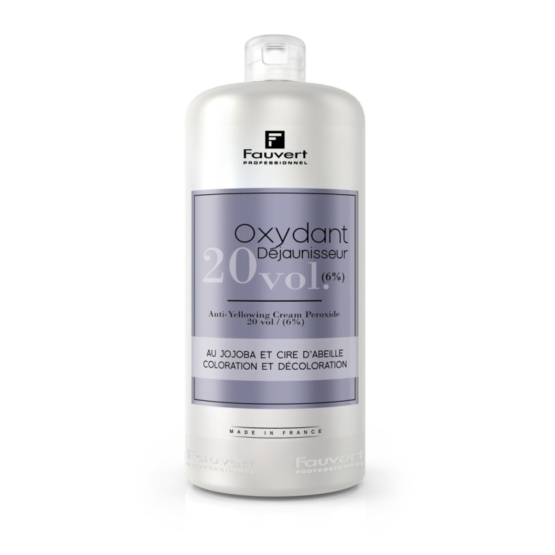 Fauvert crème oxydante 20 volumes déjaunisseur 1000 ml Fauvert crème oxydante 20 volumes déjaunisseur 1000 ml