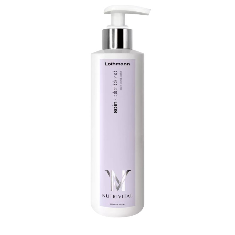 lothmann paris  soin haute protection pour cheveux méchés ou colorés color blond nutrivital  250ml
