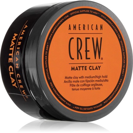 american crew styling matte clay  tenue moyenne à forte 85g