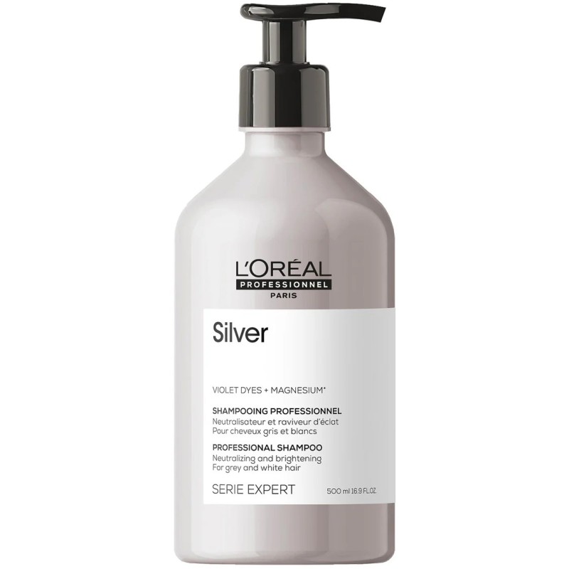 L'oréal professionnel  Silver Shampooing déjaunisseur 500 ml
