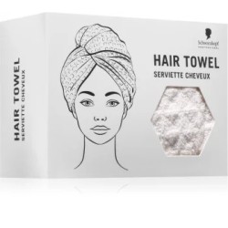 Schwarzkopf hair towel blanc serviette pour cheveux en microfibre