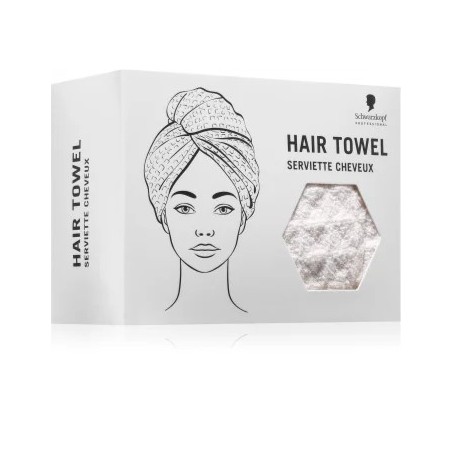 Schwarzkopf hair towel blanc serviette pour cheveux en microfibre
