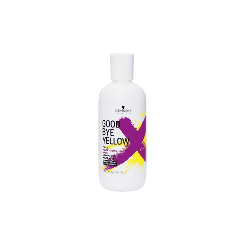 Schwarzkopf shampoing neutralisant good bye yellow 300 ml