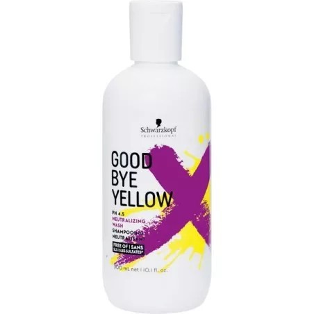 Schwarzkopf shampoing neutralisant good bye yellow 300 ml