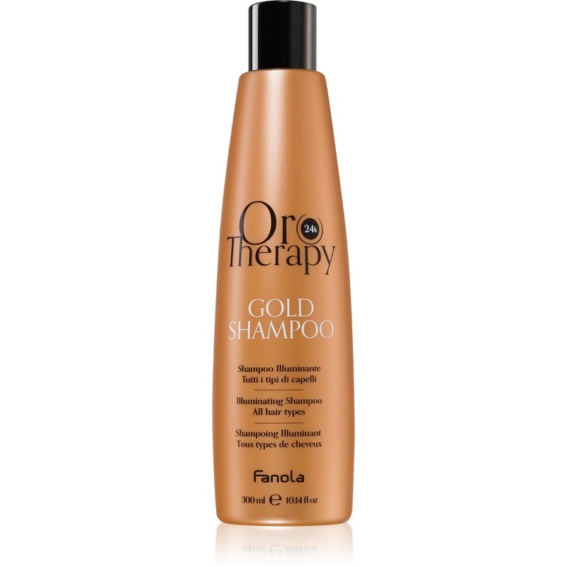 fanola oro therapy gold shampoing à l'huile d'argan 300 ml
