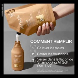 redken recharge shampooing hydratant all soft 500ml