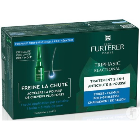 Rene Furterer triphasic reactional traitement 2 en 1 12x5ml