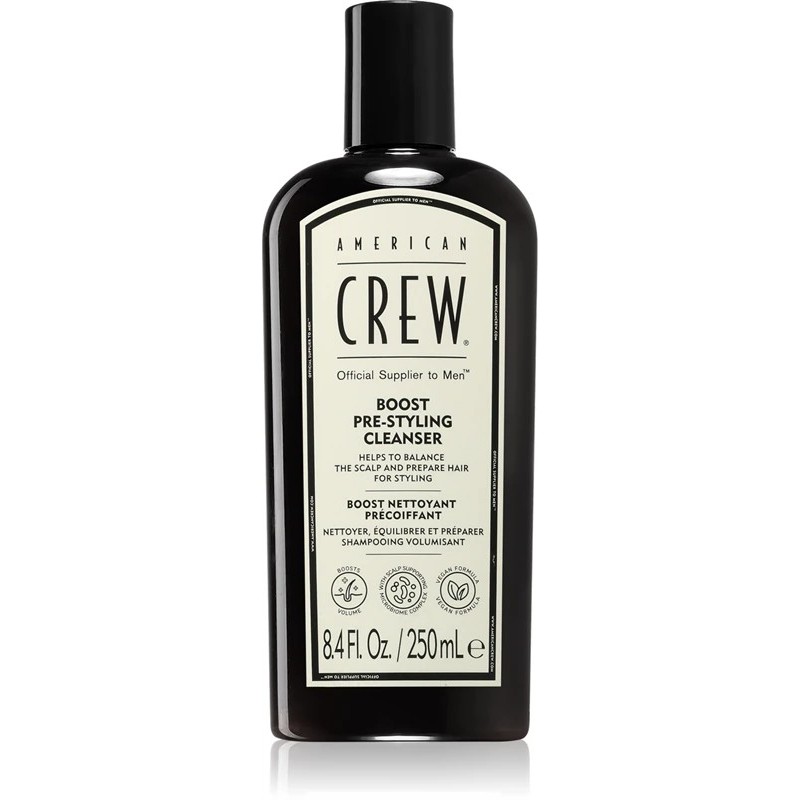 american crew boost pre-styling cleanser 250 ml
