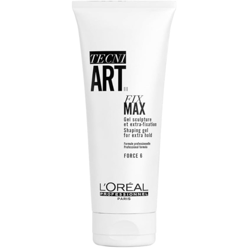 L'Oréal Professionnel, Gel Sculpture Fix Max, Force 6, Fixation Extra Forte & Tenue Longue Durée