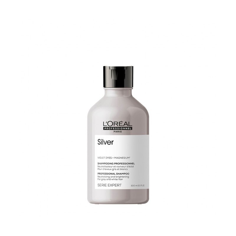 L'ORÉAL PROFESSIONNEL  Silver Shampoing déjaunisseur pour cheveux gris et blancs 300ml