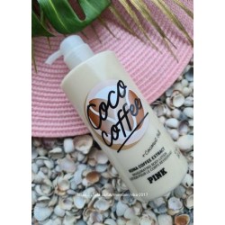 Victoria's Secret Coco Coffee PINK Body Lotion Kona Coffee + Coconut oil 414ml