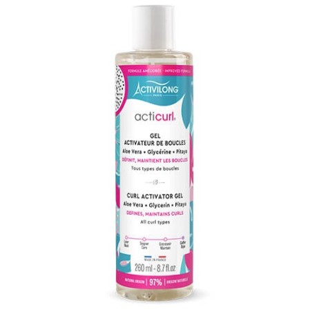 activilong gel activateur de boucles  acticurl 260 ml