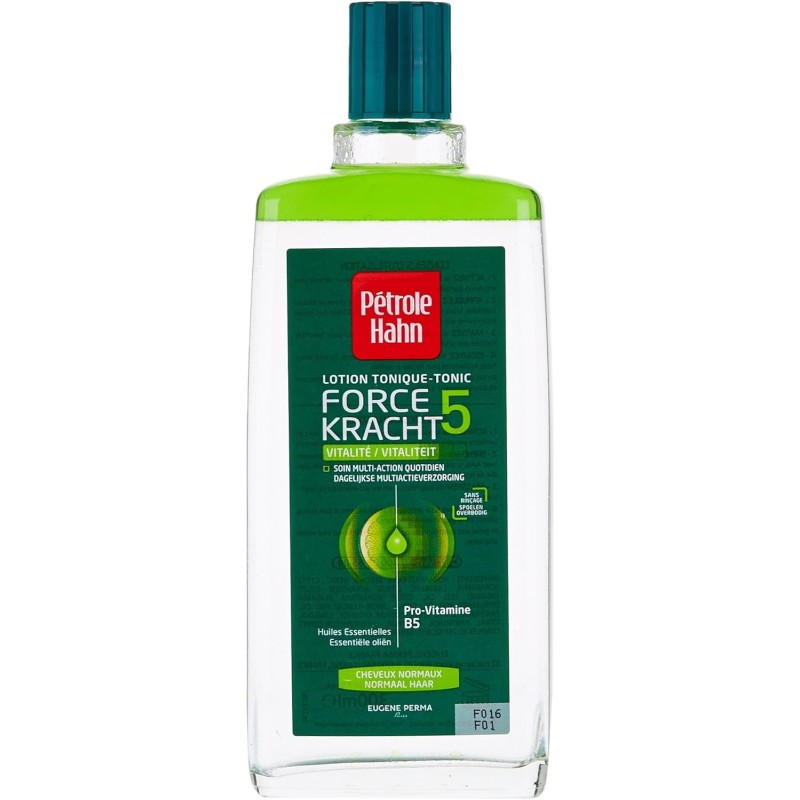 petrole hahn lotion tonique force 5 vitalité cheveux normaux 300ml