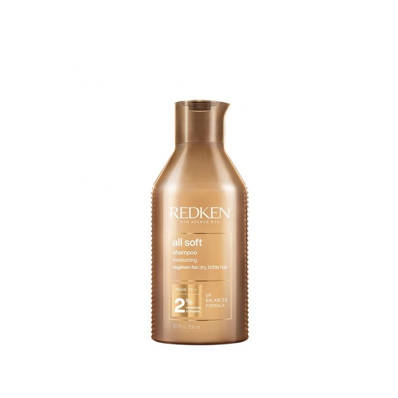 redken shampooing all soft 300 ml cheveux secs et abimés