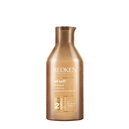 redken shampooing all soft 300 ml cheveux secs et abimés