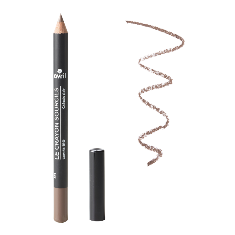 CRAYON SOURCILS CHÂTAIN CLAIR CERTIFIÉ BIO AVRIL