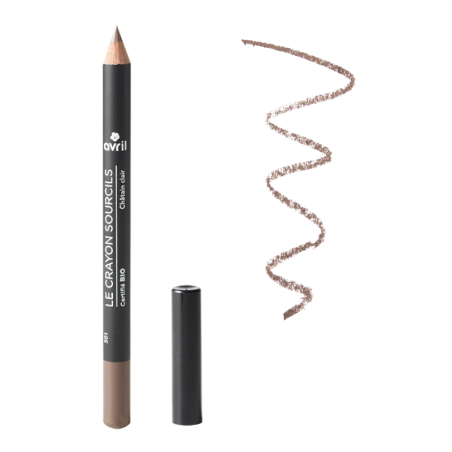 CRAYON SOURCILS CHÂTAIN CLAIR CERTIFIÉ BIO AVRIL