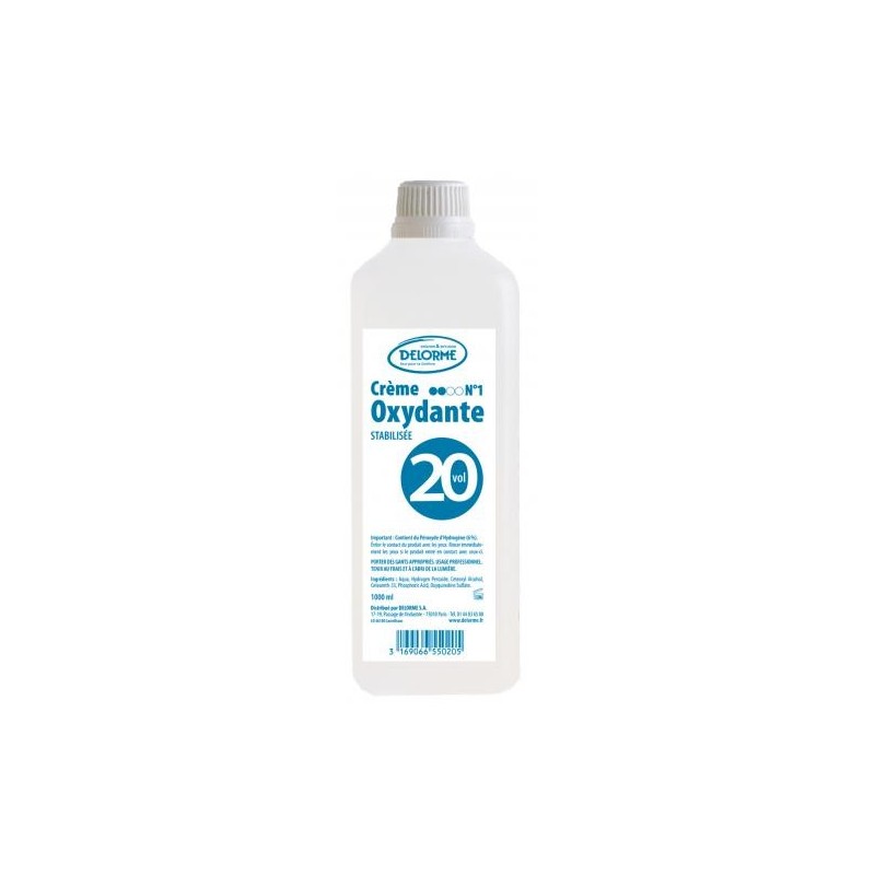 Delorme Crème oxydante riche 20 volumes 1 Litre