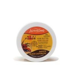 Activilong paris- actiforce beurre capillaire sapote black castor oil 100 ml