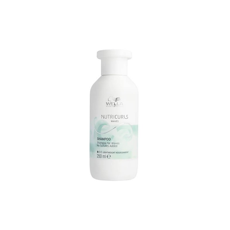 wella shampooing cheveux ondulés nutricurls wella 250ml