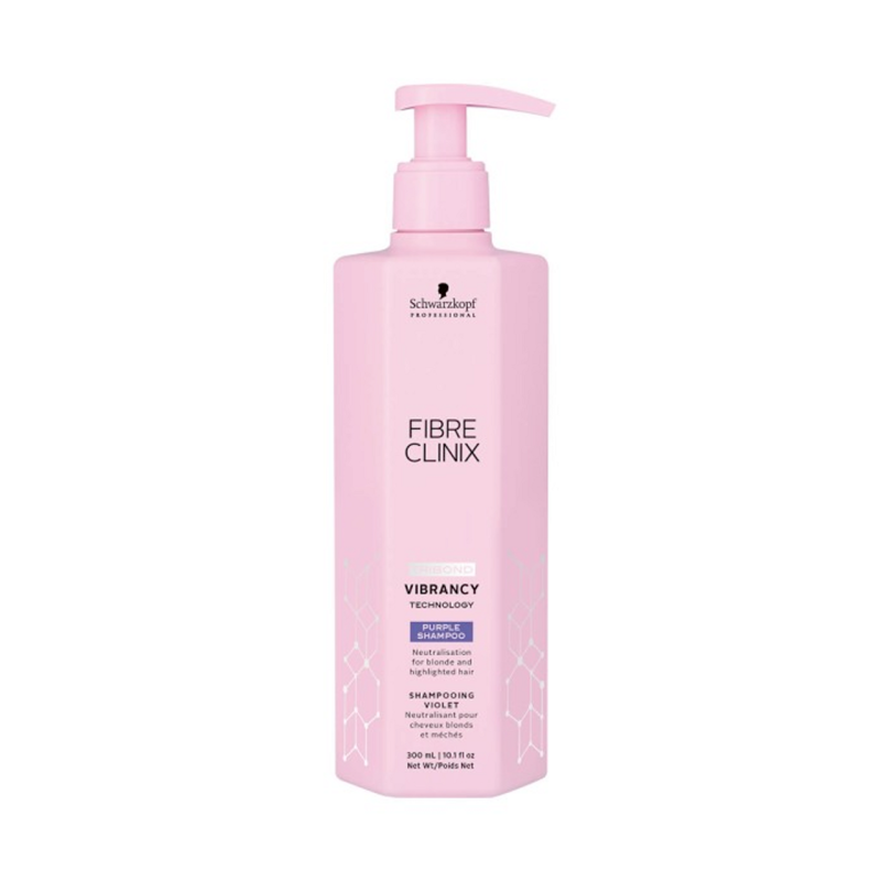 Schwarzkopf Vibrancy Shampooing VIOLET Blond Cheveux Fibre Clinix 1L